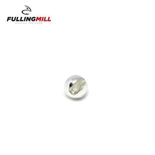 Fulling Mill Slotted Tungsten Beads - Silver