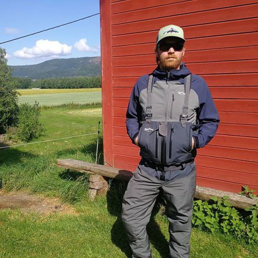 Patagonia Swiftcurrent Zip Front vöðlur og Forra UL vöðluskór - Image 5