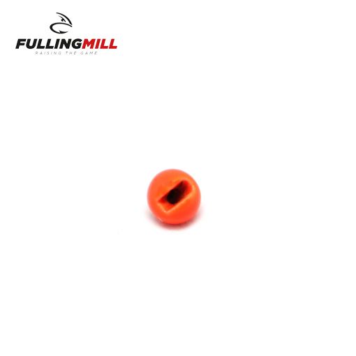 Fulling Mill Slotted Tungsten Beads - Fluo Orange