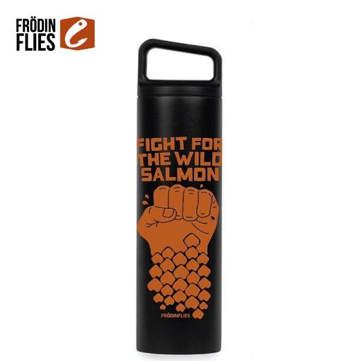 Frödin Black "Wild Salmon" Wide Mouth Thermos flaska