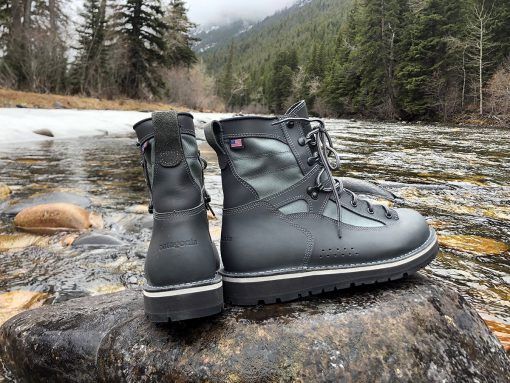 Patagonia Swiftcurrent Zip Front vöðlur og Patagonia Foot Tractor skór - Image 17