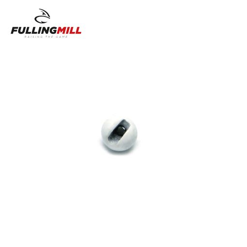 Fulling Mill Slotted Tungsten Beads - White