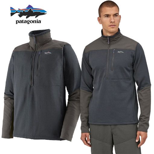 Patagonia Mens R1 Fitz Roy peysa - Flugubúllan