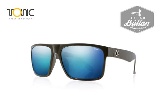 Tonic Outback Matt Black Blue Mirror - Flugubúllan