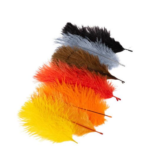 Micro ostrich spey plumes - Flugubúllan