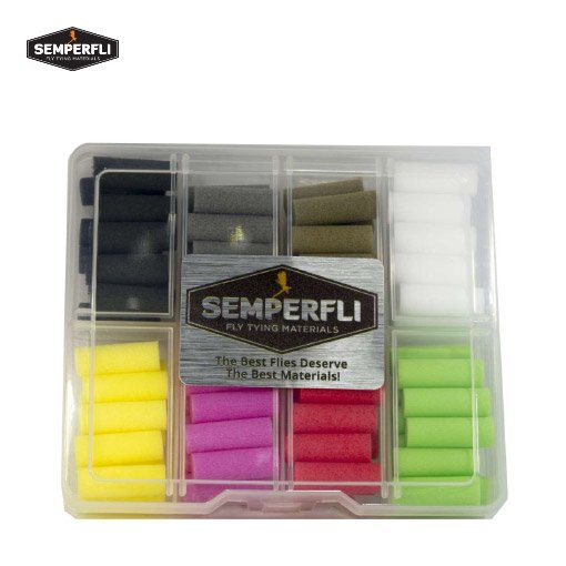 Semperfli 9mm foam tube collection - Flugubúllan