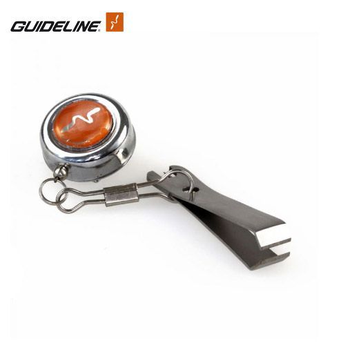 Guideline Pin on reel with clipper