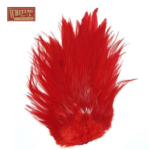 Whiting 4B Rooster Saddle - Red