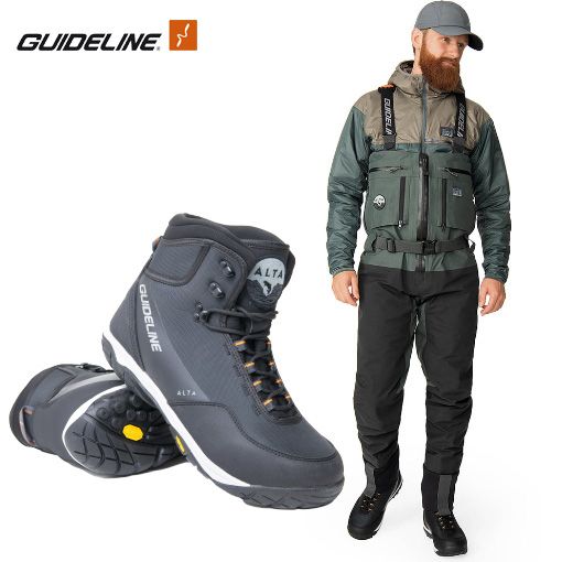 Guideline Alta Sonic NGx TZip vöðlur og Alta NGx vibram vöðluskór