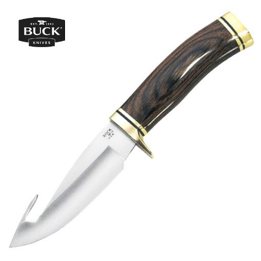 Buck Knifes 119 Zipper Guthook Wood