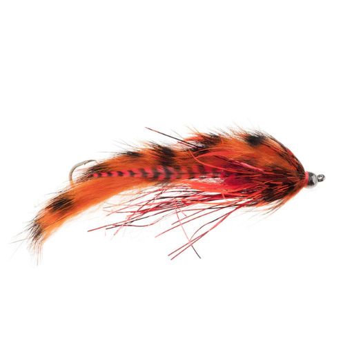 Hartwick´s Tungsten Cyclops Leech - Orange/Red