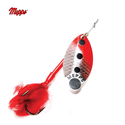Mepps Lusox Silfur / Fluo Red