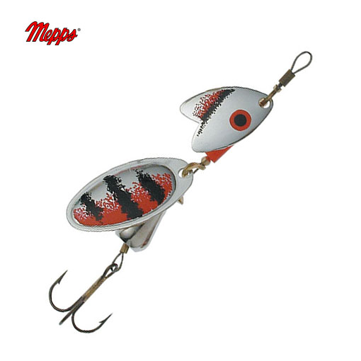 Mepps Tandem Trout - Silfur / Rauður