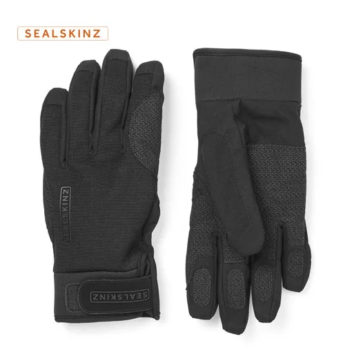 Sealskinz Harling - 100% vatnsheldir allra veðra hanskar - Svartir