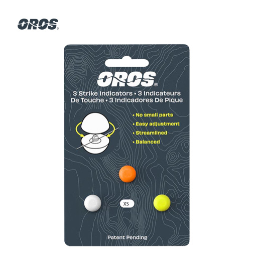 Oros skrúfaður tökuvari - margar stærðir - X-Small 10mm - Chartreuse/Orange/White