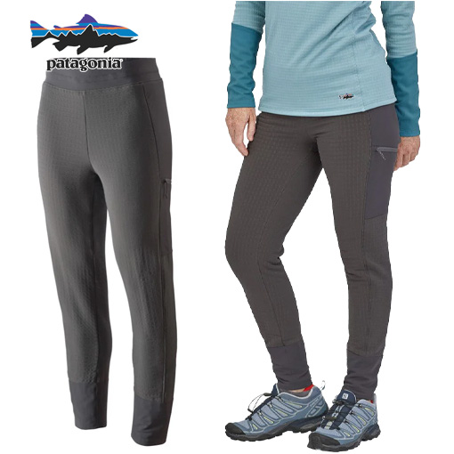 Patagonia R2 TechFace dömu-buxur - Gráar