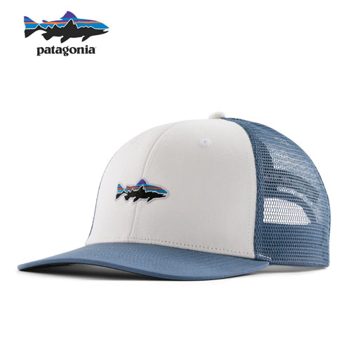 Patagonia StandUp Trout Trucker derhúfa - Hvít