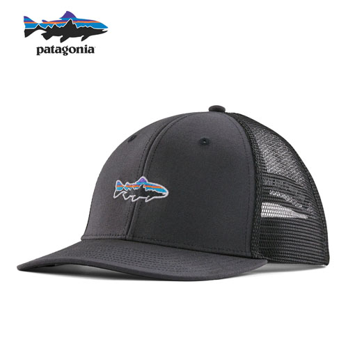 Patagonia StandUp Trout Trucker derhúfa - Svört