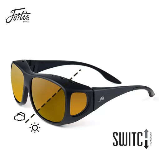 Fortis veiðigleraugu yfir gleraugu - Switch (Photochromic)