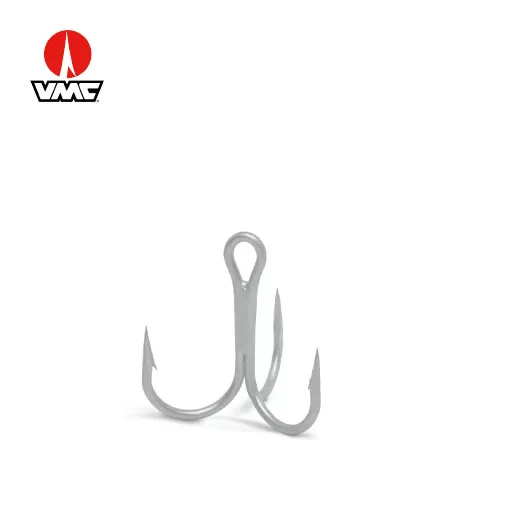 VMC 9651NI X-Short Shank Micro túpu þríkrækjur - Nickel