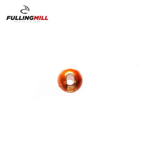Fulling Mill Slotted Tungsten Beads - Metallic Orange