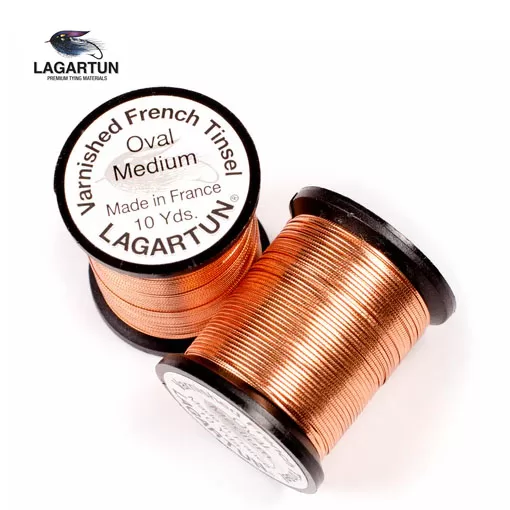 Lagartun French Oval Tinsel - Copper