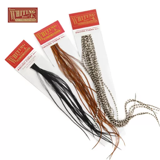 Whiting 100-pk Dry Fly Hackle #14