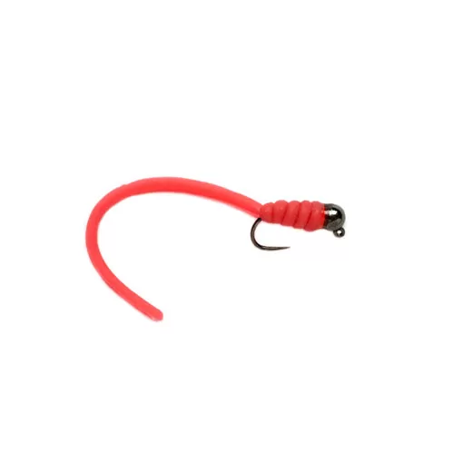 Squirmy Worm Tungsten Jig Bl - Red - Stærð #14
