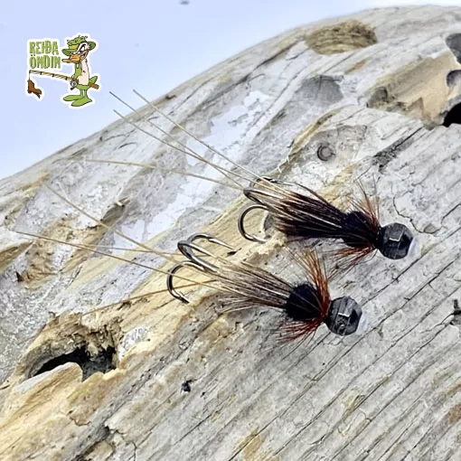 Frances Hexagon Black - Svartur haus