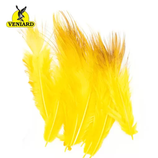Veniard Golden Pheasant Body Feather sub - Yellow