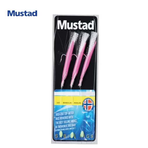 Mustad Daylight Fluo Pink slóði H3/0 ml50lb