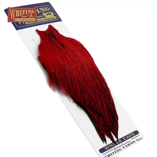 Whiting American Rooster Cape BLW - litaður Red