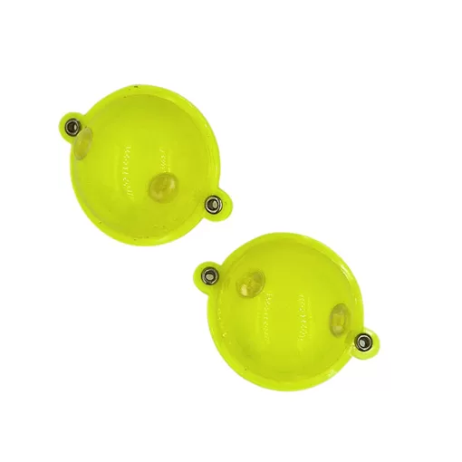 Kúlu flotholt / gul 40mm - 2 stk í pakka