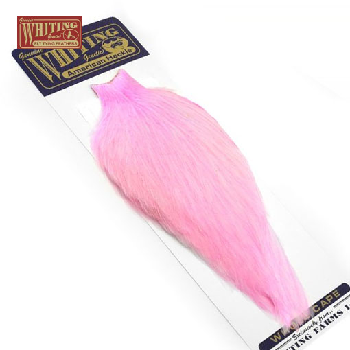 Whiting American Rooster Cape - litaður Shell Pink