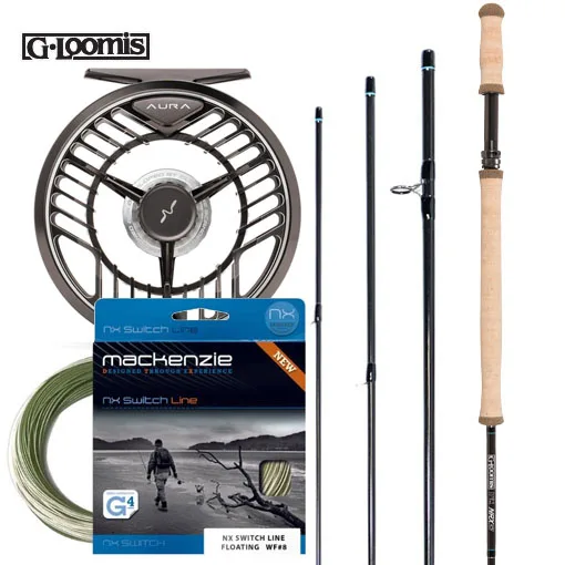 G.Loomis NRX+ Switch - 11' #8 pakkatilboð - með AURA og Mackenzie NX