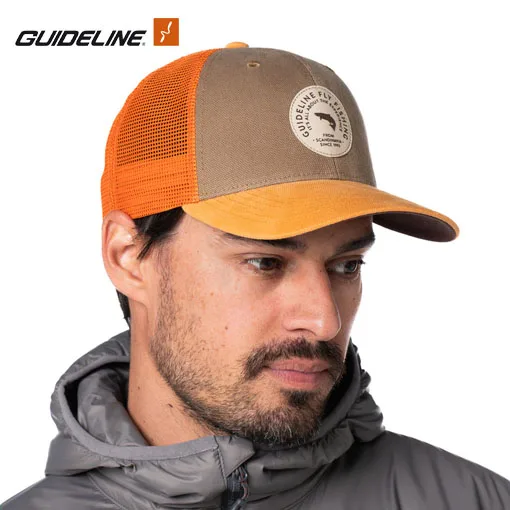 Guideline Badge Trucker Cap - Heat