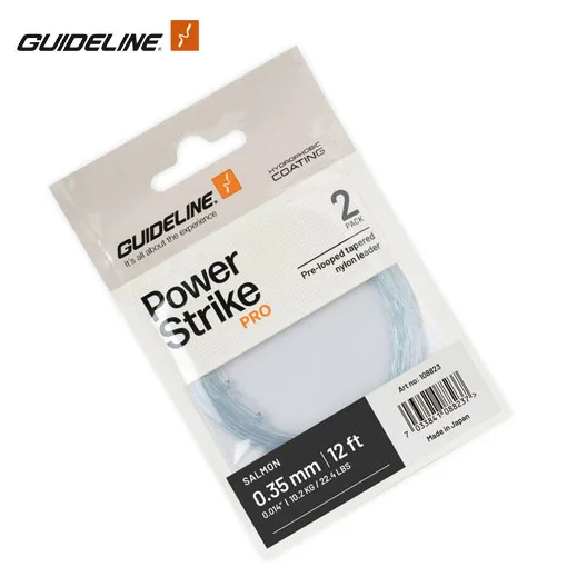 Guideline Salmon 12ft Power Strike PRO kónískir nylon taumar - Image 2